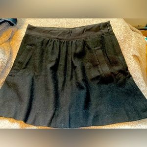 J. Crew size 2 wool blend black skirt